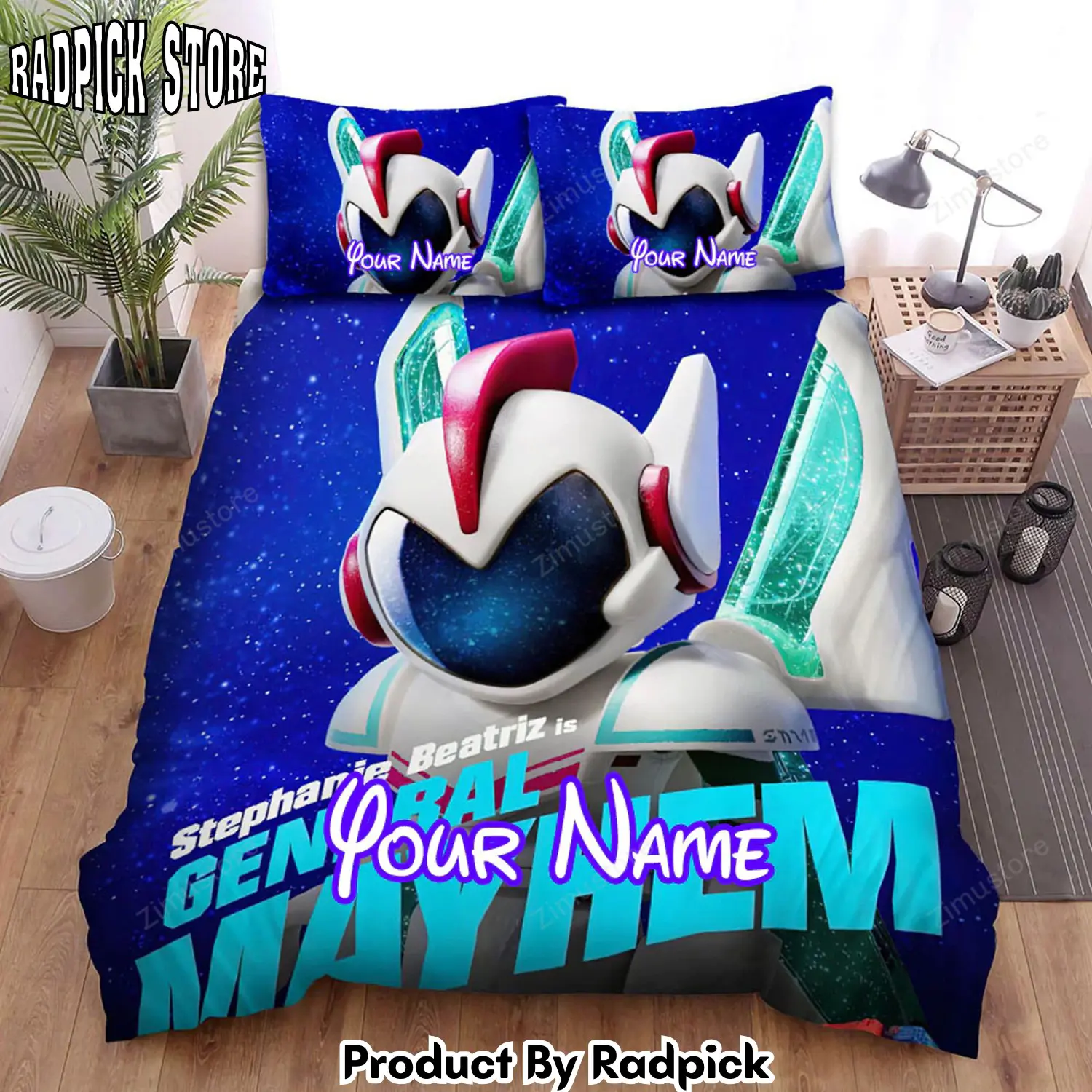 Radpick the lego movie 2 the second part 28201929 general mayhem poster bed sheets duvet cover personalized name bedding sets rp3271129